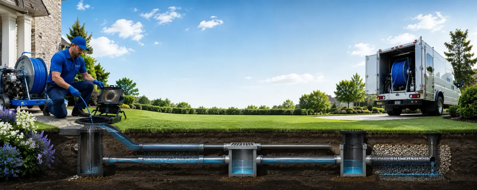 Outdoor drain cleaning information for Faber, VA